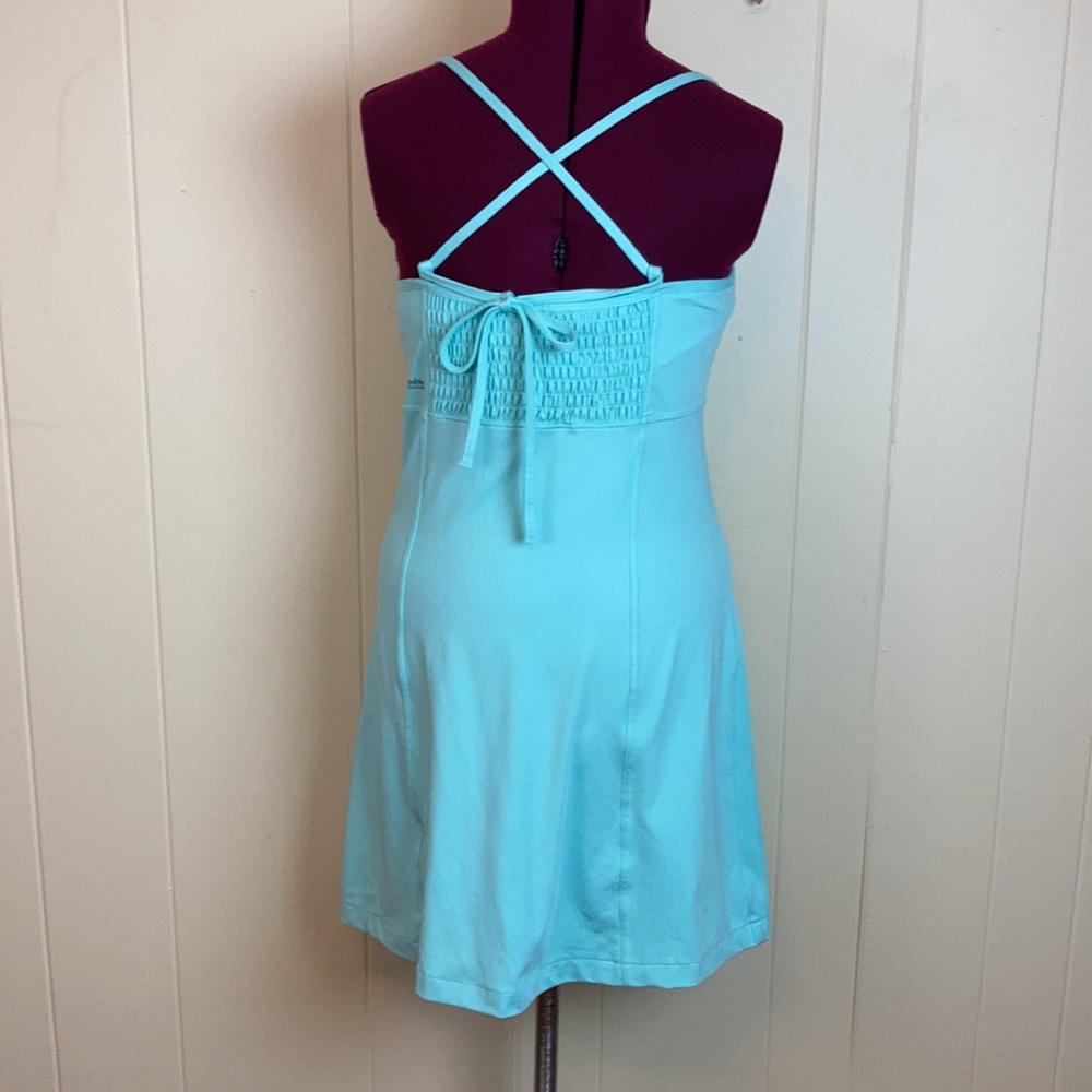 Columbia Titanium Strappy Athleisure Fit & Flare Dress Large Outdoors Casual - Picture 5 of 7